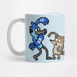 REGULAR SHOW - PIXEL MORDECAI & RIGBY Mug